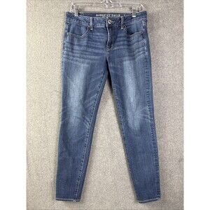 American Eagle Outfitters Jegging Stretch Jeans Womens 8 Regular Blue Wash 2018